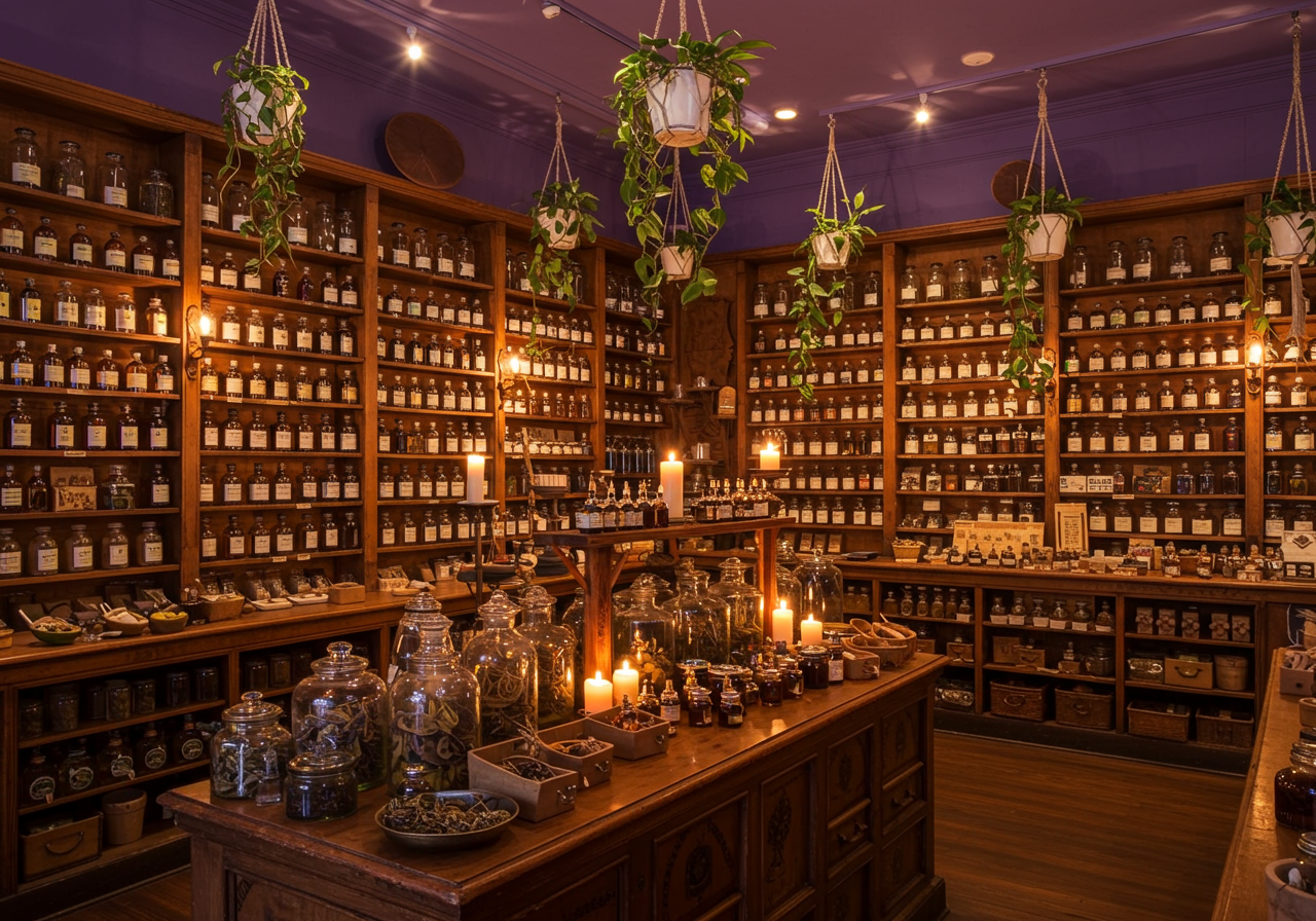 Inside Healthy Habits Apothecary
