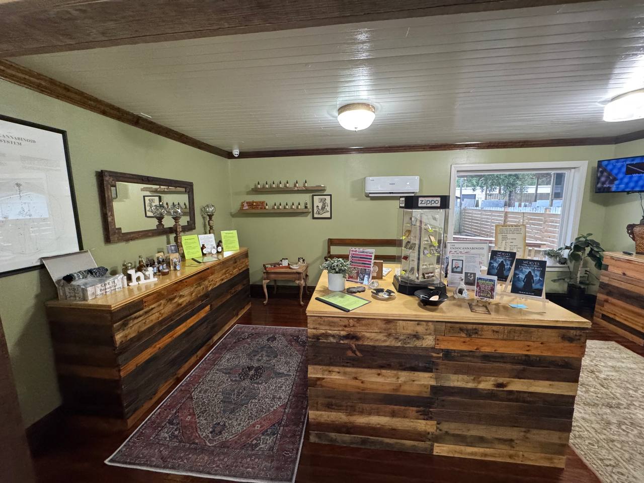 The shop counter at Healthy Habits